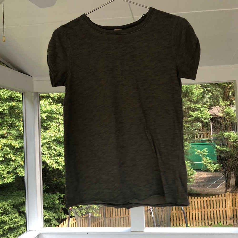 Free people green tee
